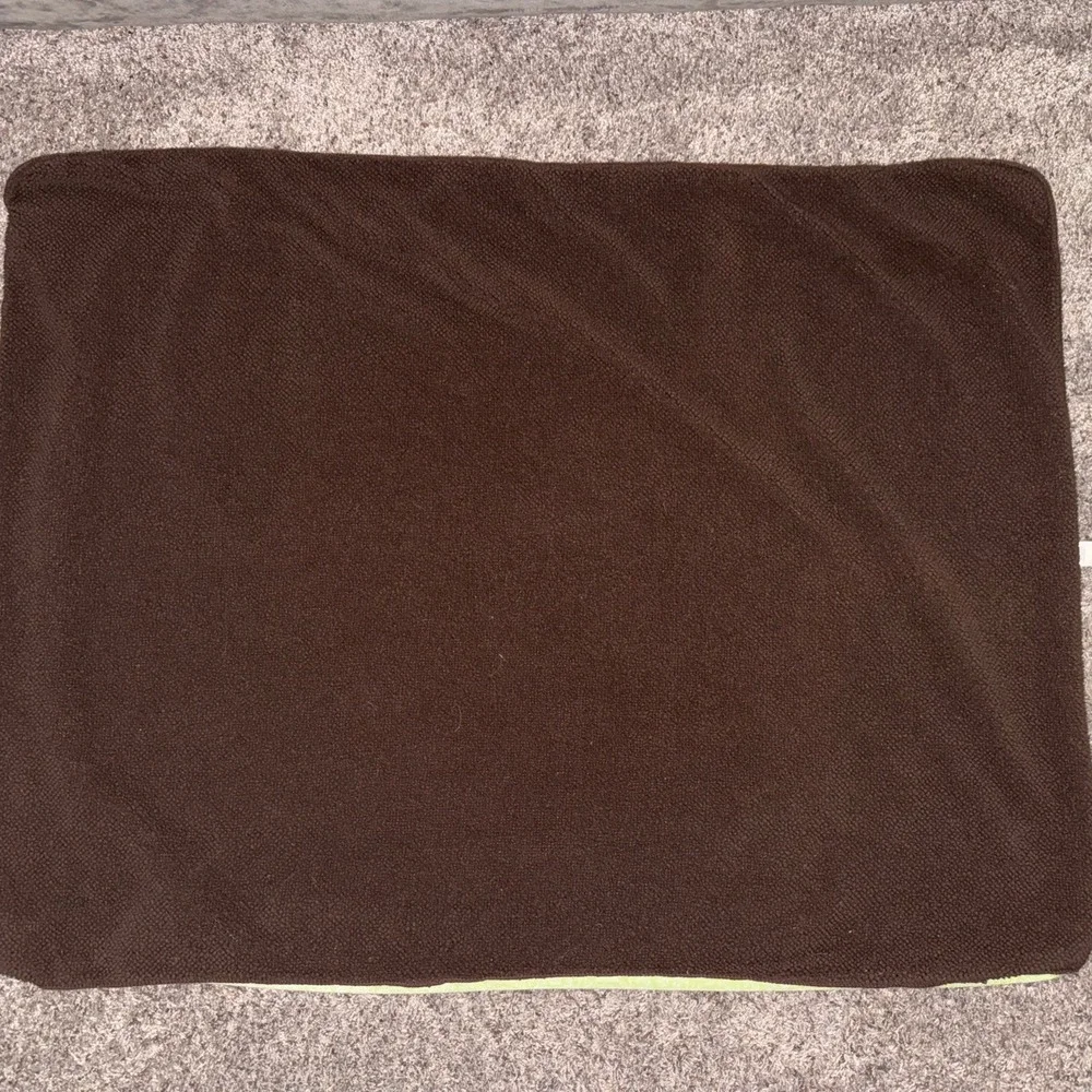 Carter's Just One You Green Brown Baby Blanket Frog Monkey Sherpa Target 30x 40